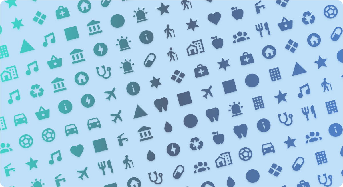 a collection of icons available within the platform